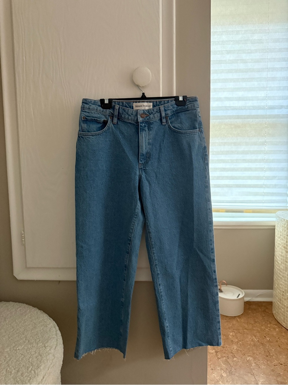Denim Forum Salma Super Lo-Rise Straight Jean - Picture 3 of 5